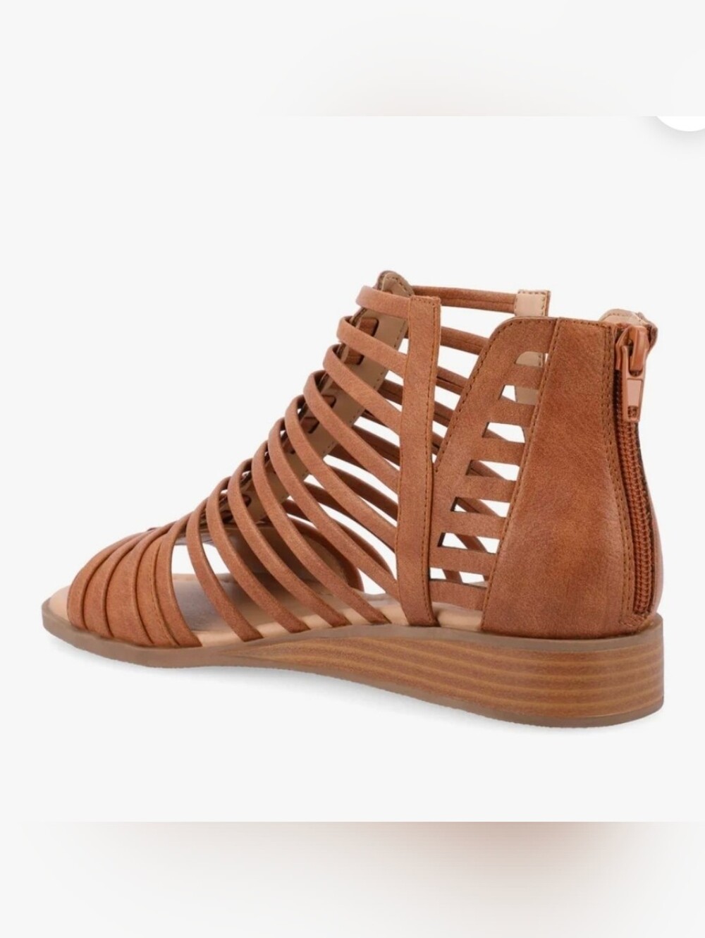 DELILAH GLADIATOR SANDALS IN VEGAN LEATHER NWOT New Without tags
